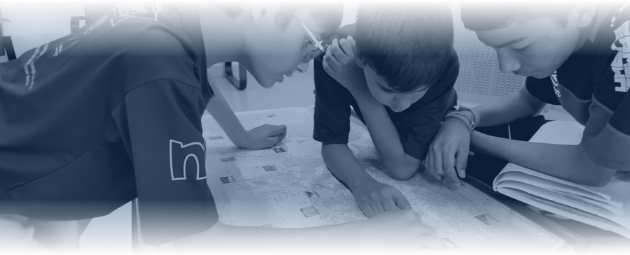 Students enjoying indoor activities