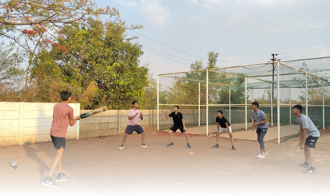 Students enjoying sports at DPS Nashik Hostel