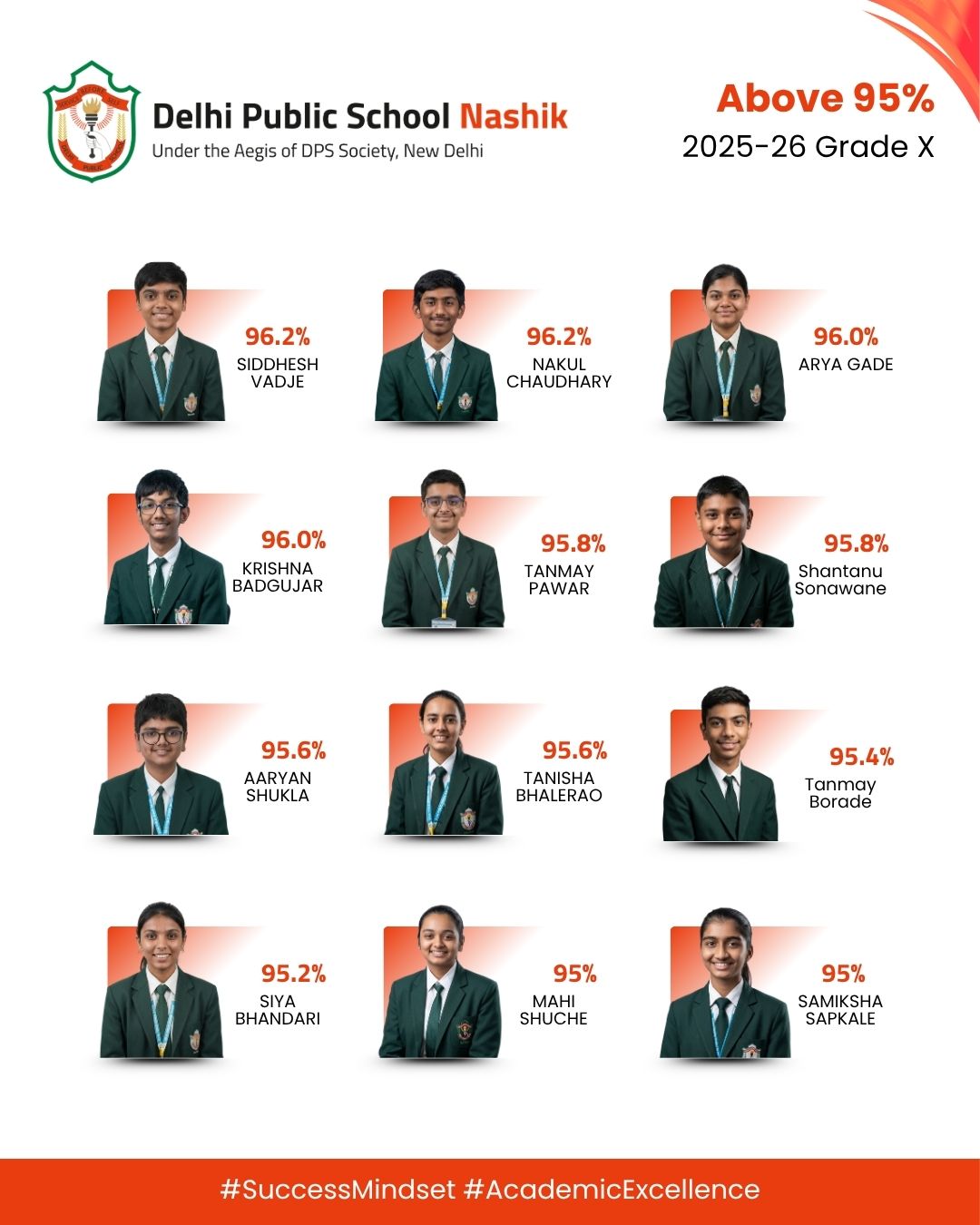 DPS Nashik Shines with 28 High Achievers!
