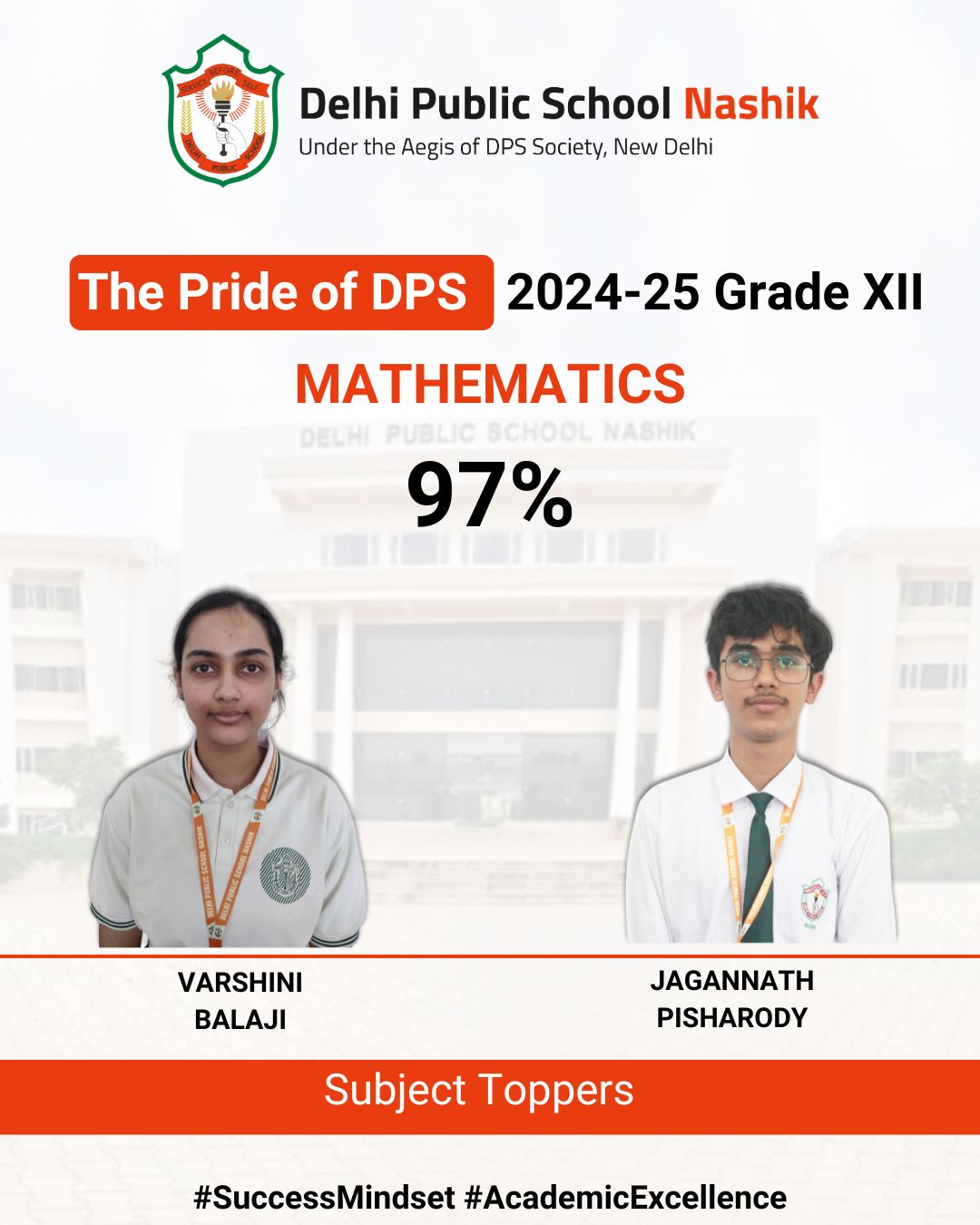 Grade 12 Subject Toppers